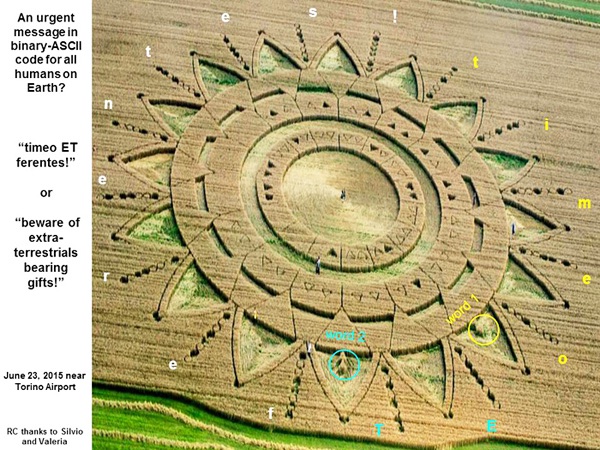 Crop Circle Torino Airport 2015