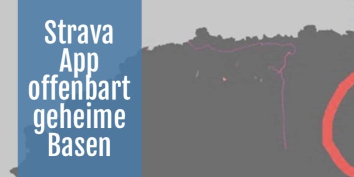 Strava App geheime Basen