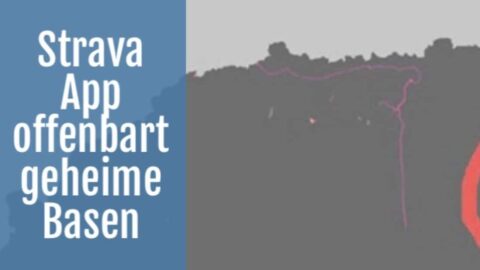 Strava App geheime Basen