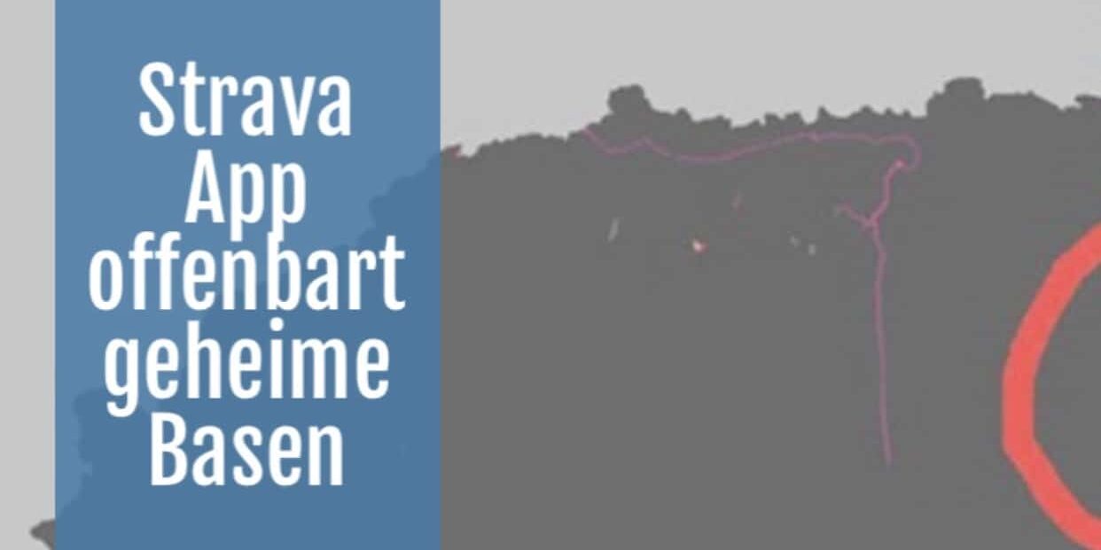 Strava App geheime Basen