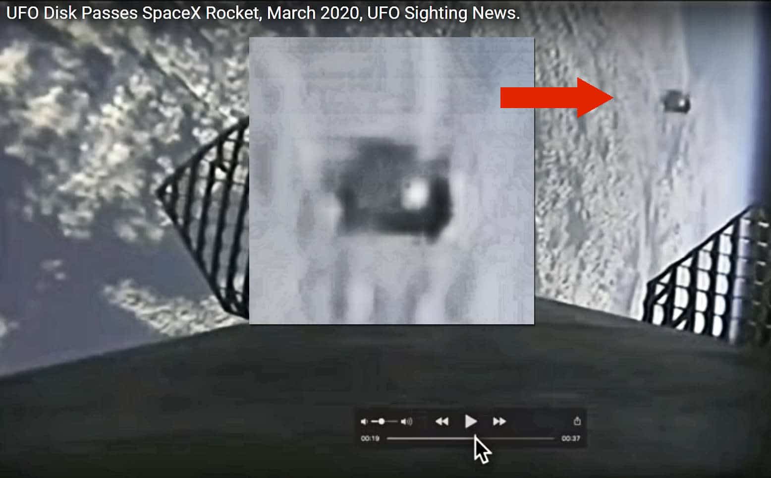 Starlink Satelliten Falcon 9 UFO