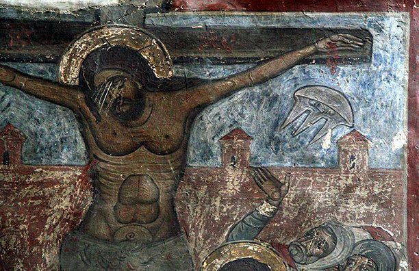Kathedrale von Sveti Tsvetre Georgien UFO