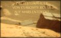 Stabile Ziegelsteinmauer auf dem Mars entdeckt