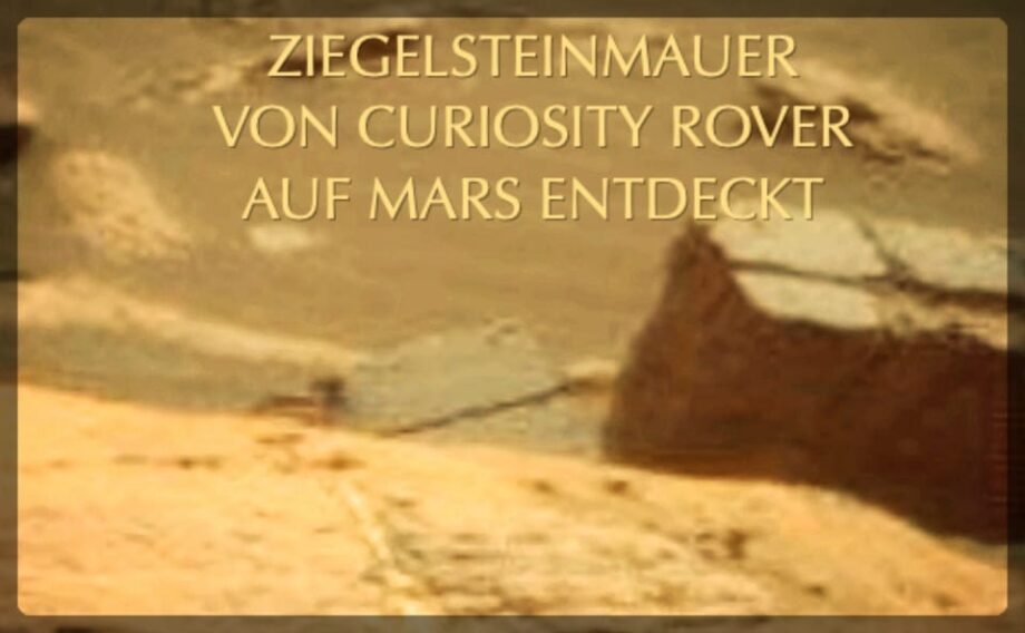 Mauer auf Mars entdeckt