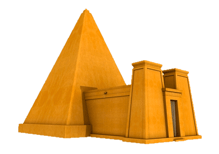 Nubische Standard Pyramide