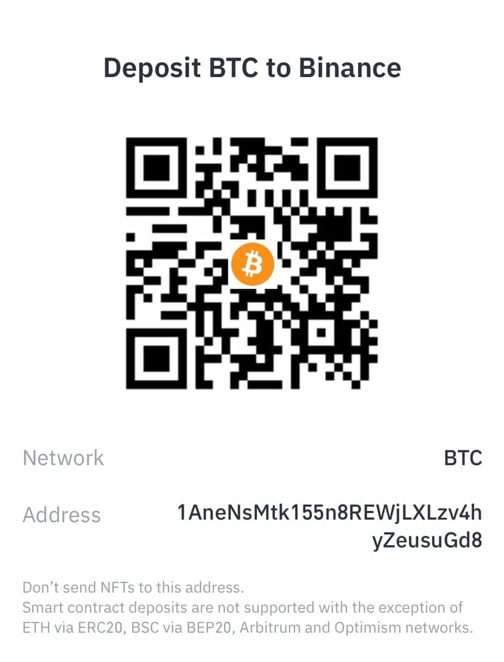 Bitcoin Spende