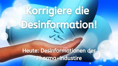 Desinformation Pharma Industrie