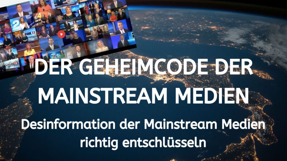 Geheimer Code der Mainstream Medien