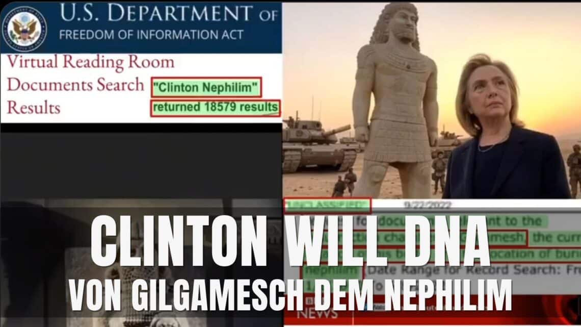 hillary clinto gilgamesch epos - superhelden dna