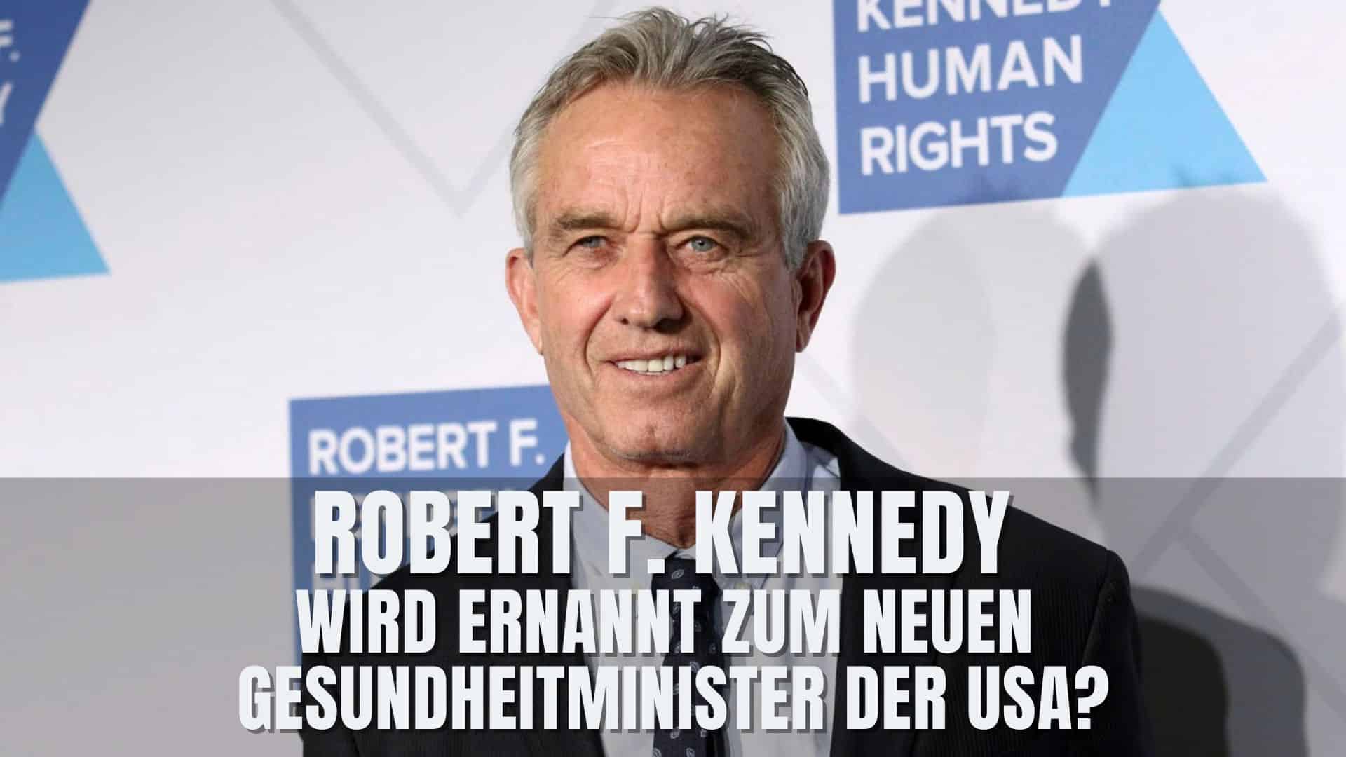 Robert F. Kennedy Health Minister of the USA