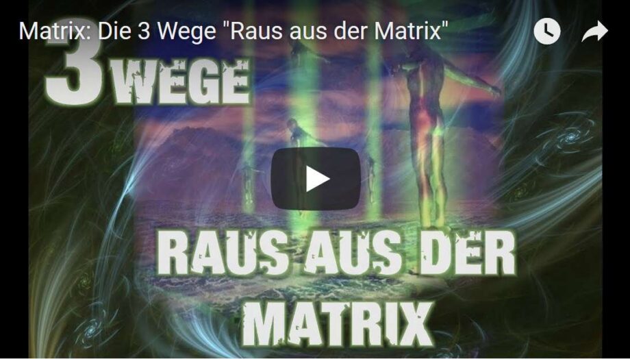 3 Wege aus der Matrix - Matrix verlassen