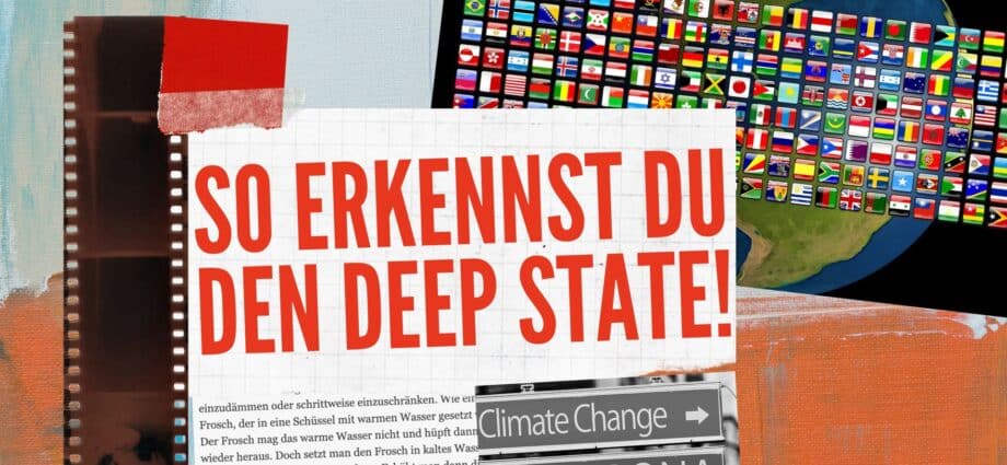 So erkennst Du denn Deep State