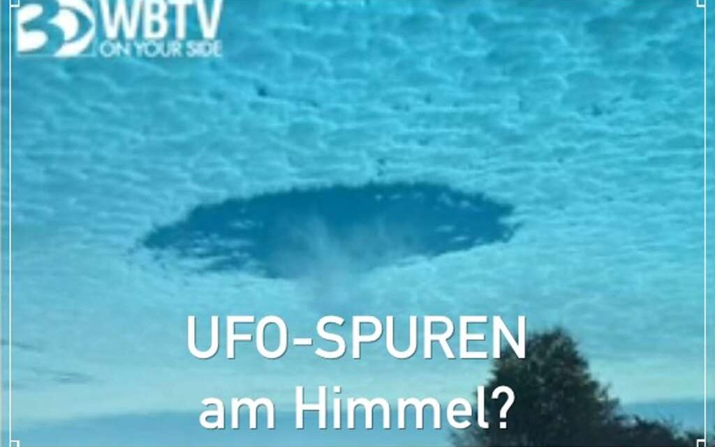 ufo spuren am himmel